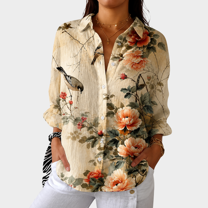 Justine | Blouse Légère Multicolore