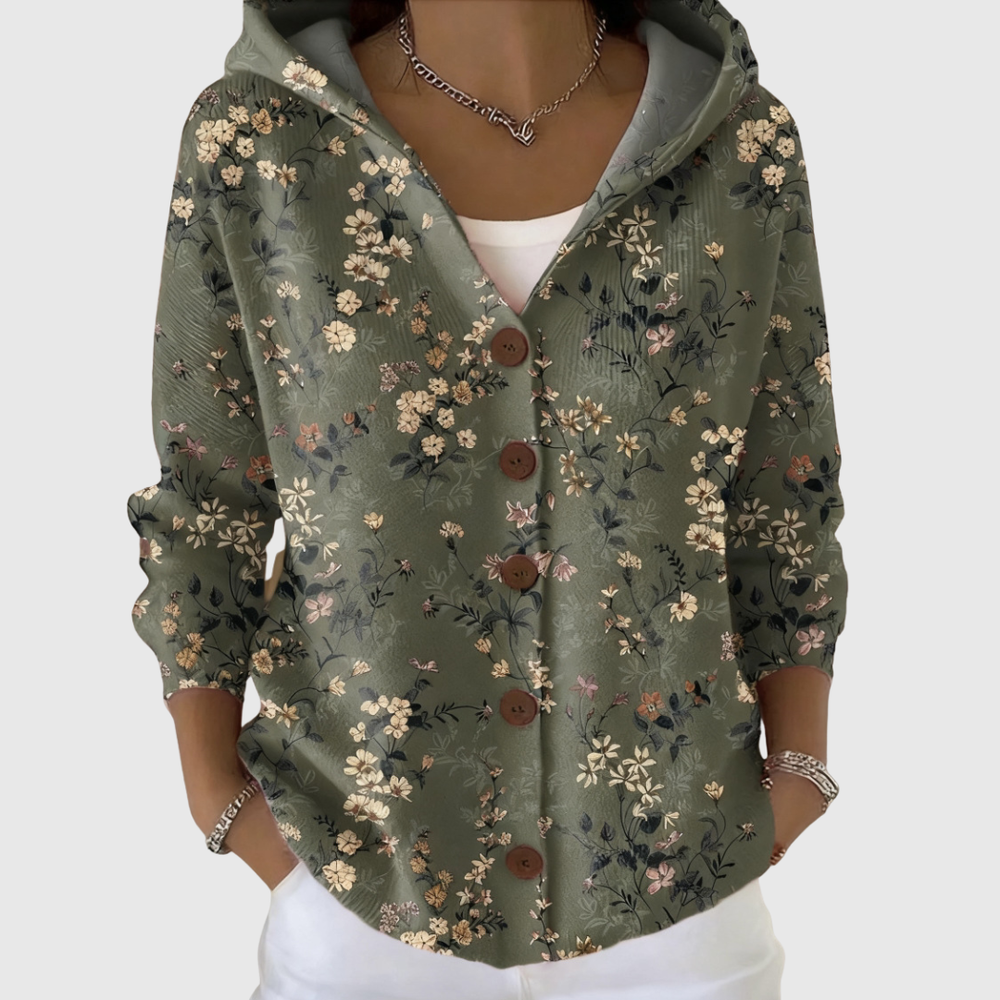 Fiorella | Hooded Knit Jacket