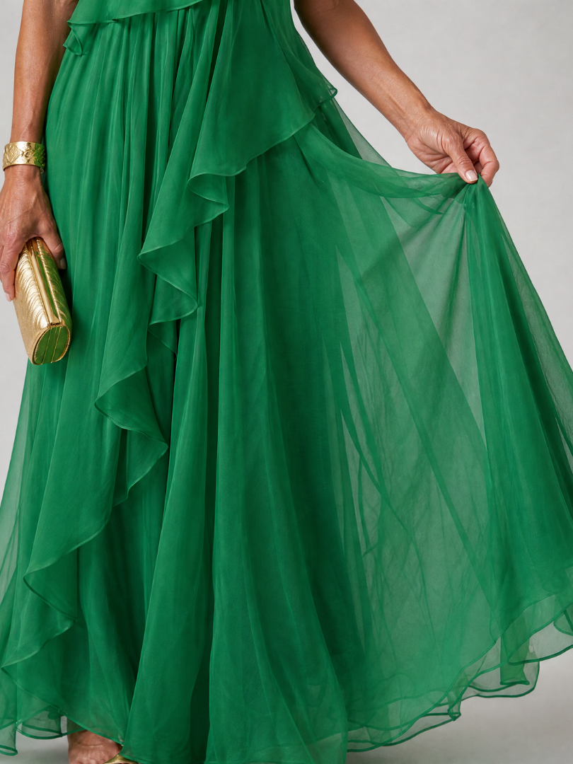 Léontine | Robe à Volants pour Soirée Fêtarde