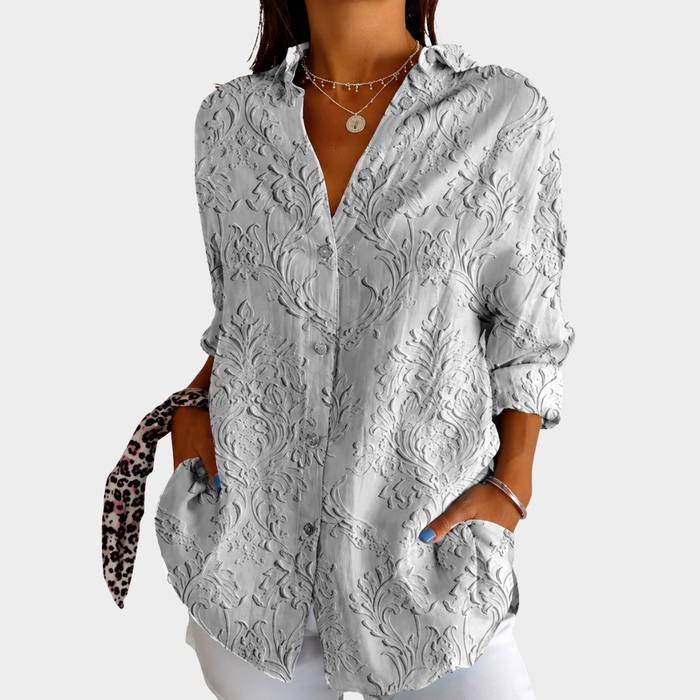 Aurélie | Blouse Légère à Motif Imprimé