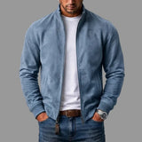 Donacci - Suede Bomber Jacket