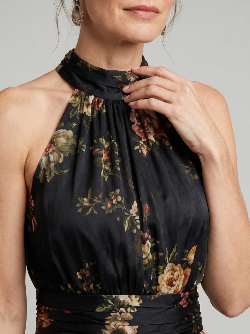 Casilde | Robe Fleurie pour Mariage d'Été