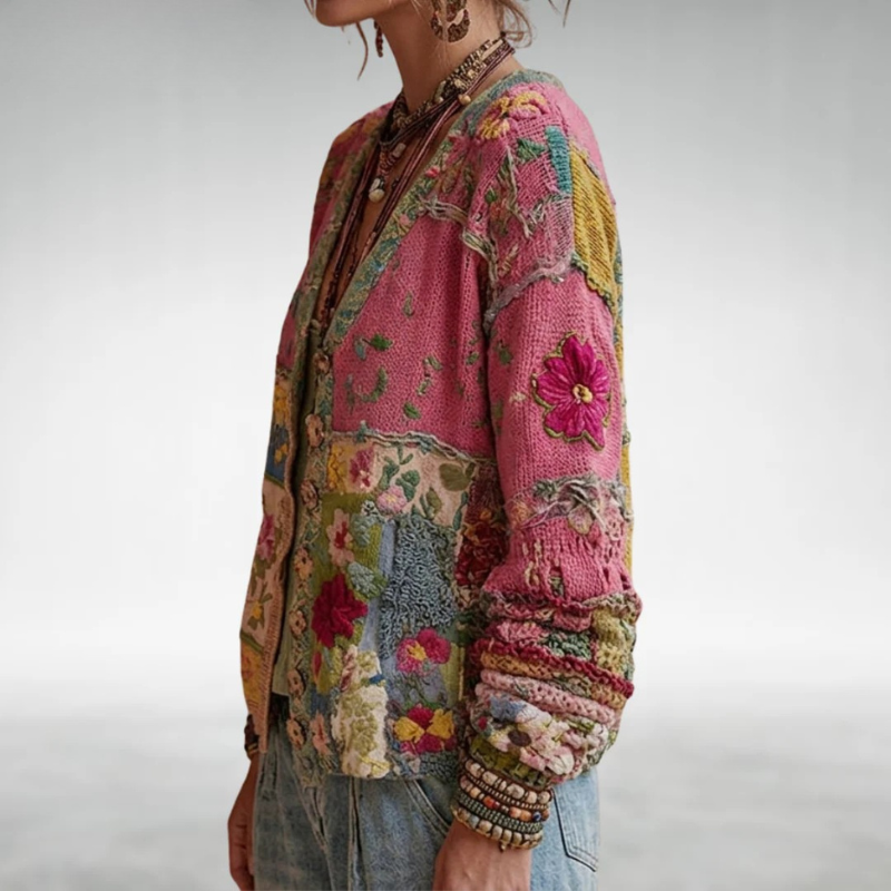 Aimée | Gilet Tricoté Bohème