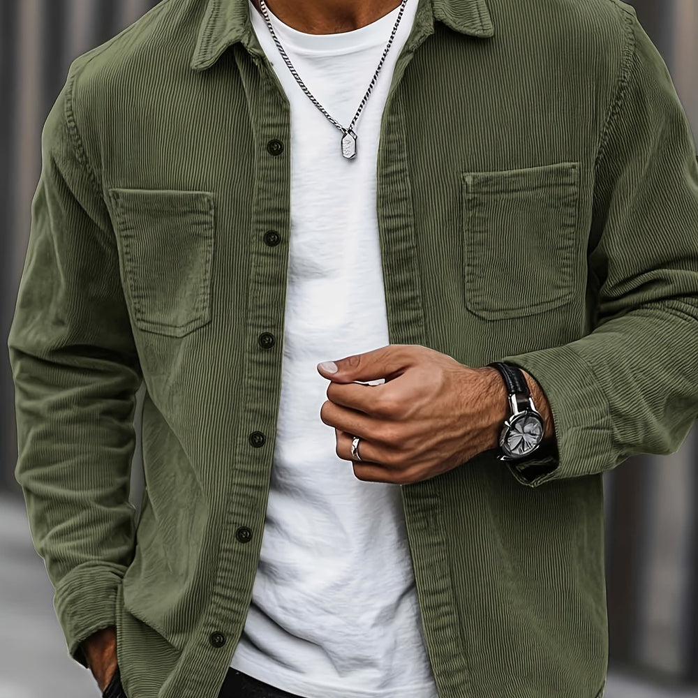 Fabrice | Overshirt Structuré Côtelé