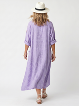 Idoine | Robe Midi Fleurie à Grandes Poches