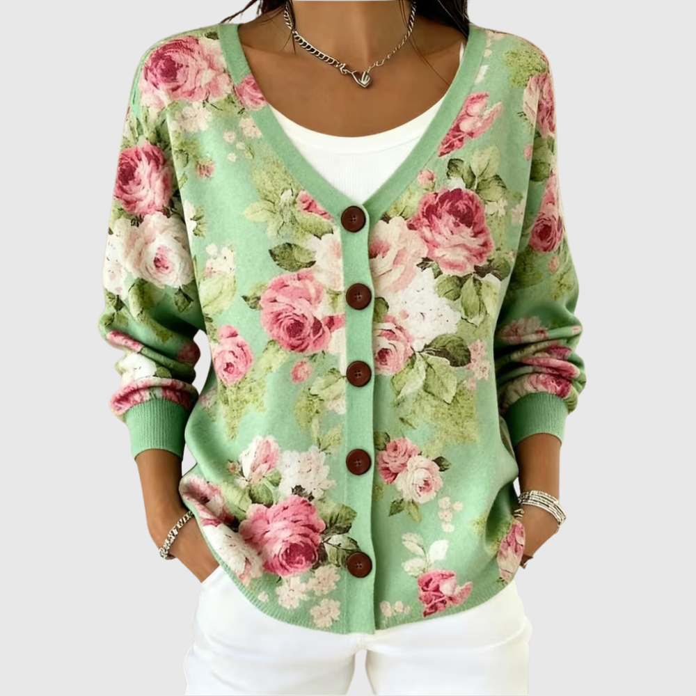 Olga | Buttoned Knit Jacket