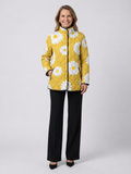 Éloise | Mustard Daisy Quilted Jacket