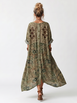 Rachilde | Robe Midi Boutonnée à Grandes Poches
