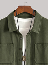 Fabrice | Ribbed Structured Overshirt