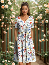 Suzon | Robe Élégante à Taille Marquée