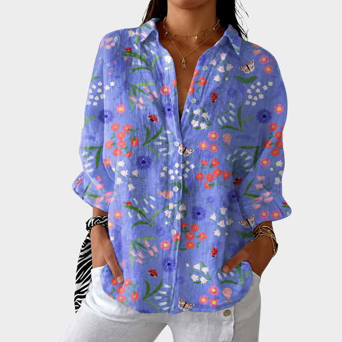 Denise | Blouse Légère Fleurie