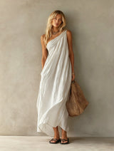 Colombe | Robe Maxi Asymétrique