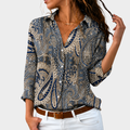 Yasmine | Blouse Intemporelle à Motif Paisley