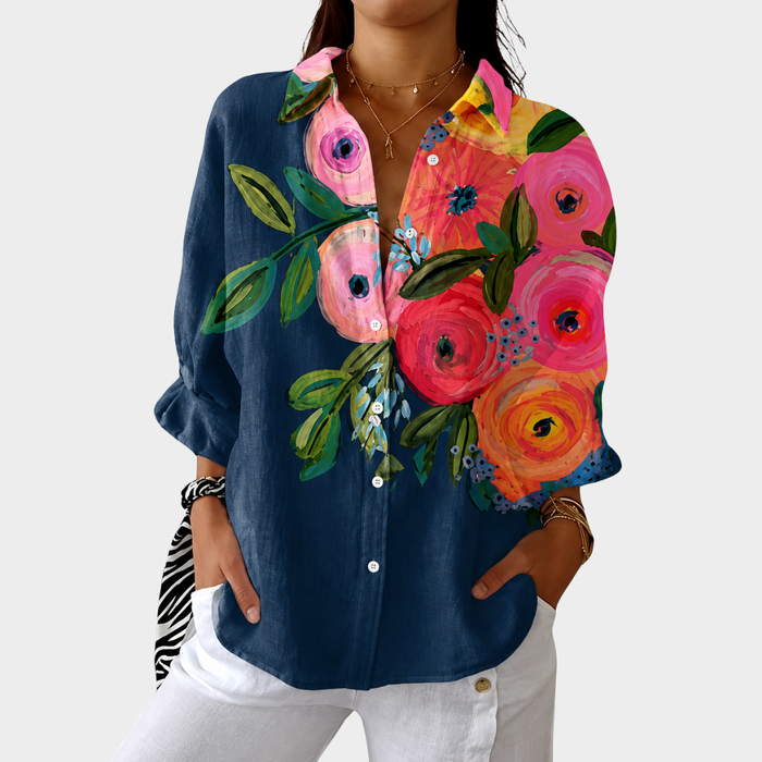 Nathalie | Blouse Fleurie Légère