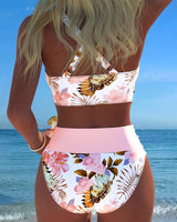 Jessica | Bikini à Motif Floral Contrasté