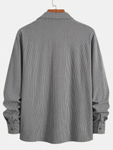 Fabrice | Ribbed Structured Overshirt