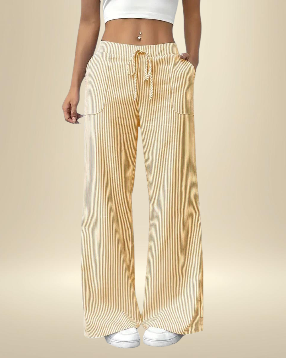 Bénédicte | Pantalon Fluide Élégant