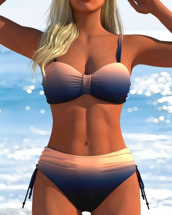 Colette | Bikini Dégradé avec Cordon