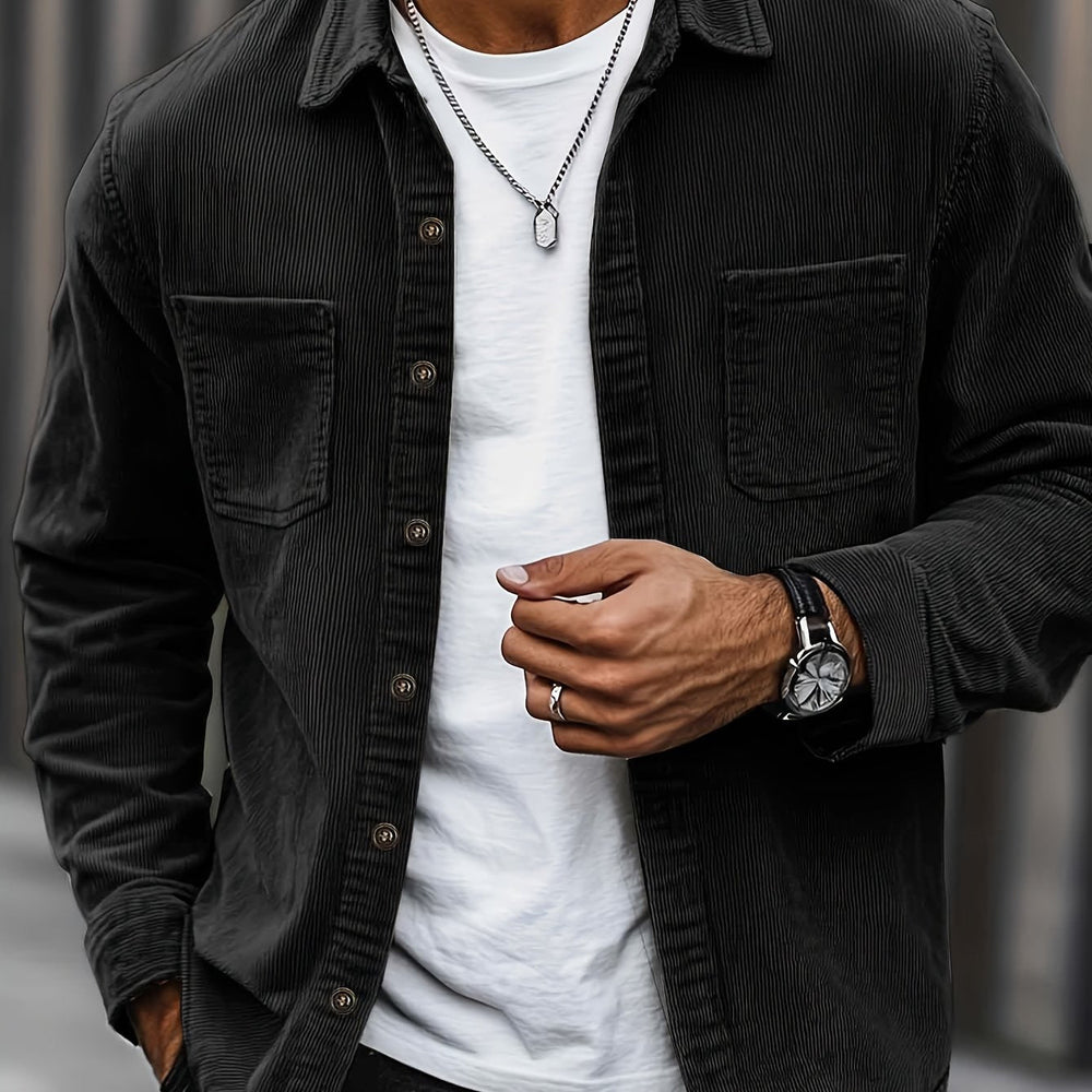 Fabrice | Overshirt Structuré Côtelé