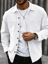Fabrice | Ribbed Structured Overshirt