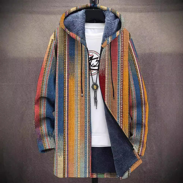 Pétronille | Cardigan Luxueux Inspiration Artistique à Fermeture Éclair