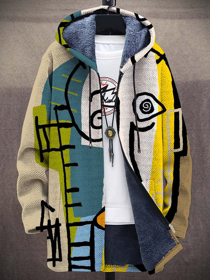Mélanie | Cardigan Luxueux Inspiration Artistique à Fermeture Éclair