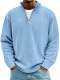 Thibault | Ribbed Zip-Neck Sweater