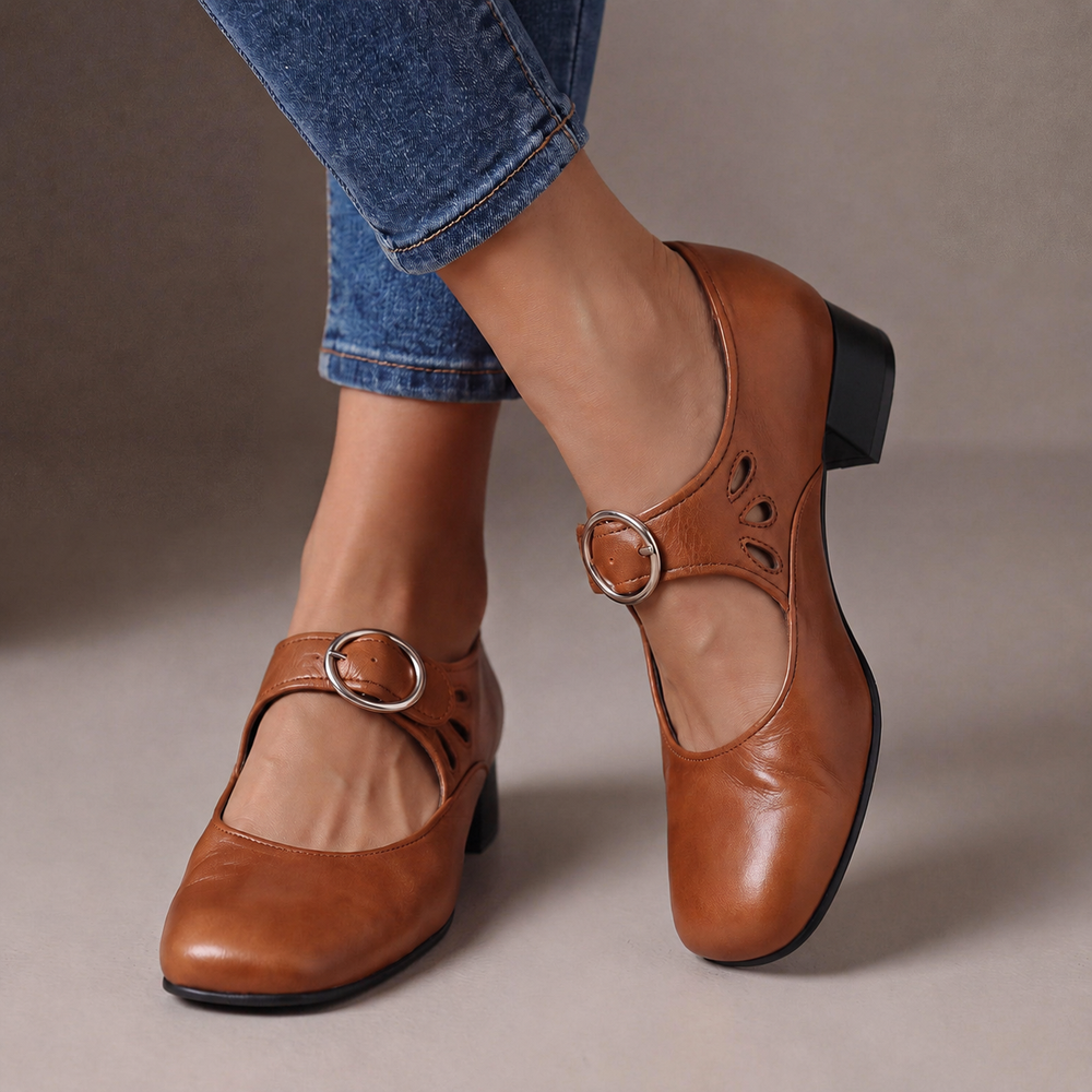 Josefina | Leather Orthopedic Mary Janes