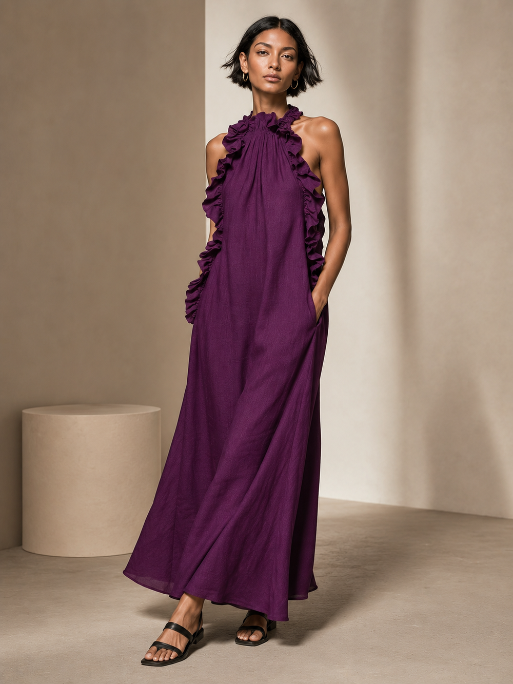 Bertille | Robe Maxi à Poches