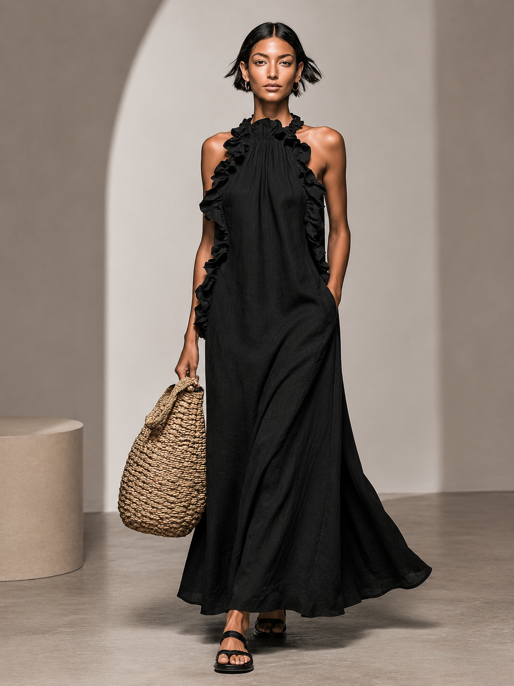 Bertille | Robe Maxi à Poches