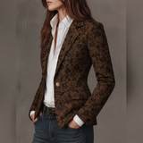 Rosalind | Fitted Cashmere Jacquard Blazer