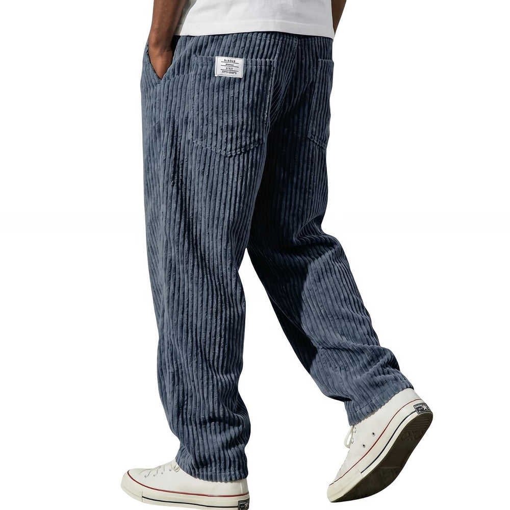 Varel | Men's Corduroy Pants with Elastic Waist