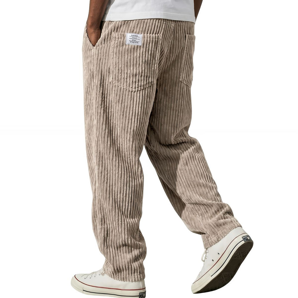 Varel | Men's Corduroy Pants with Elastic Waist