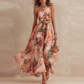 Aliette | Robe Fleurie Épaule Dénudée
