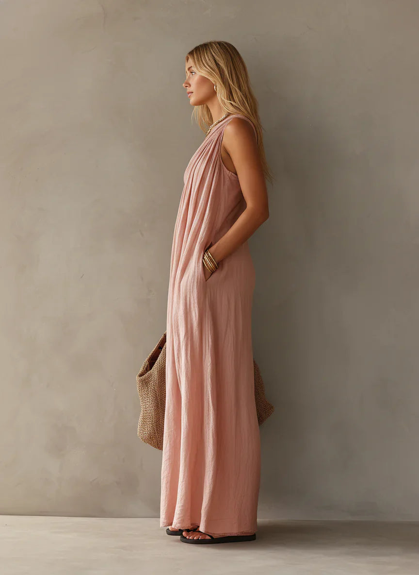 Colombe | Robe Maxi Asymétrique