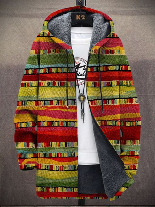 Alaina | Bold Patterned Hooded Jacket