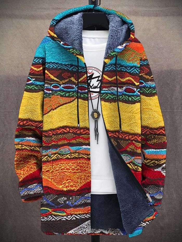 Judicaëlle | Cardigan Luxueux à Motifs Variés