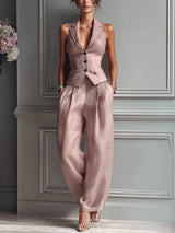 Bérénice | Ensemble Deux Pièces Col V