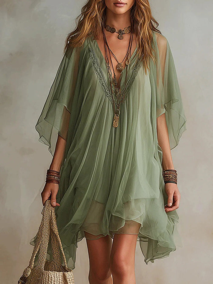 Garance | Robe en Mousseline 2-en-1