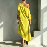 Adèle | Robe Asymétrique Élégante