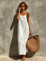 Estelle | Robe Maxi à Fines Bretelles