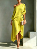 Adèle | Robe Asymétrique Élégante