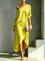 Adèle | Robe Asymétrique Élégante