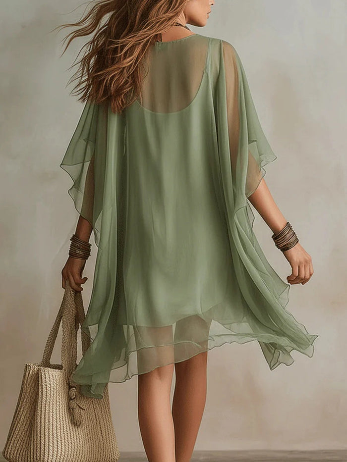Garance | Robe en Mousseline 2-en-1