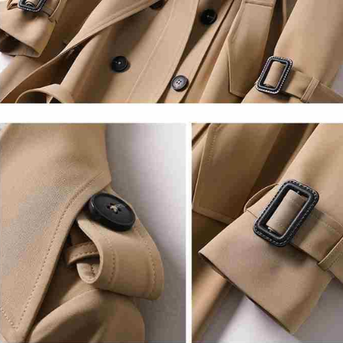 Lena | Elegant Long Trench Coat