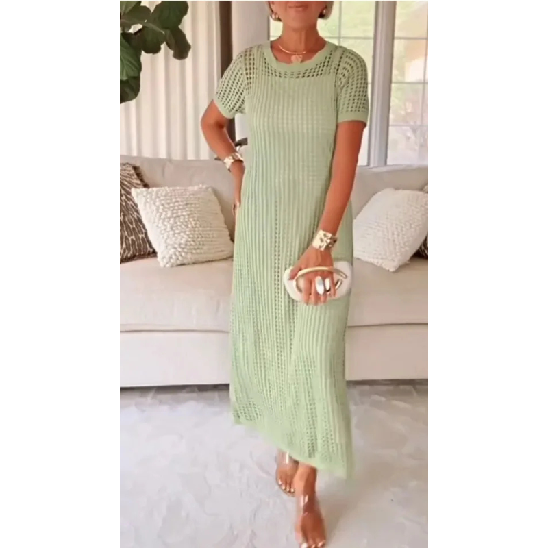 Bethany | Cut-Out Layered Maxi Dress