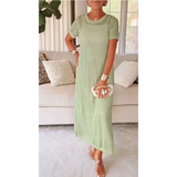 Bethany | Cut-Out Layered Maxi Dress