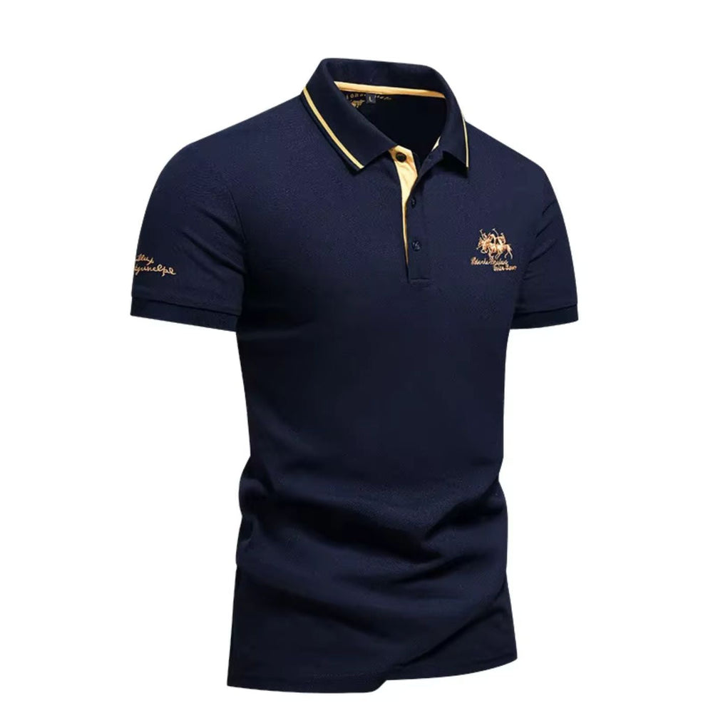 Gaspard | Polo de Luxe à Détails Classiques
