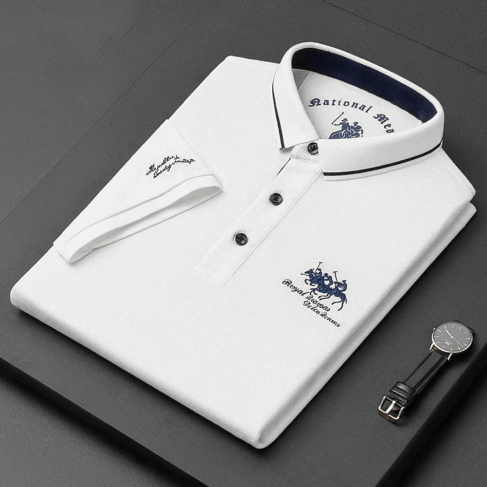 Gaspard | Polo de Luxe à Détails Classiques