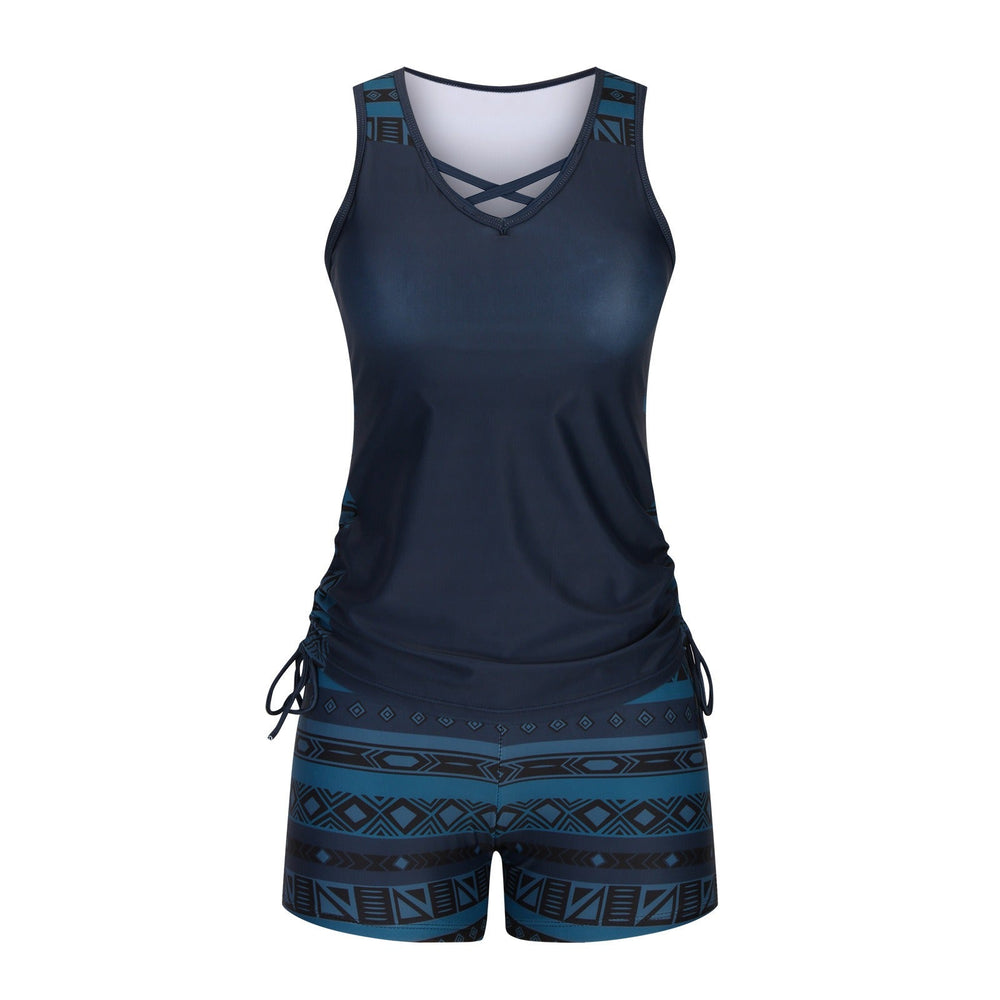 Danielle | Tankini à Motif Géométrique
